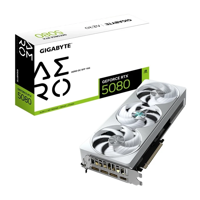 Κάρτα Γραφικών Gigabyte GeForce RTX 5080 AERO OC SFF 16G - GV-N5080AERO OC-16GD