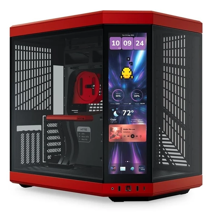 Κουτί Η/Υ Hyte Y70 Touch Infinite Midi Tower Black, Cherry colour