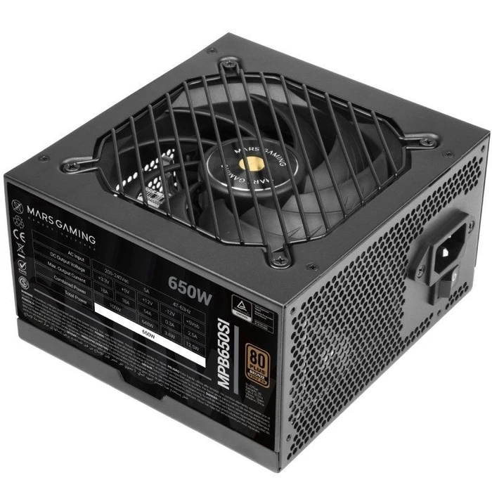 Τροφοδοτικό 650W Mars Gaming MPB650SI unit 24-pin ATX ATX Black