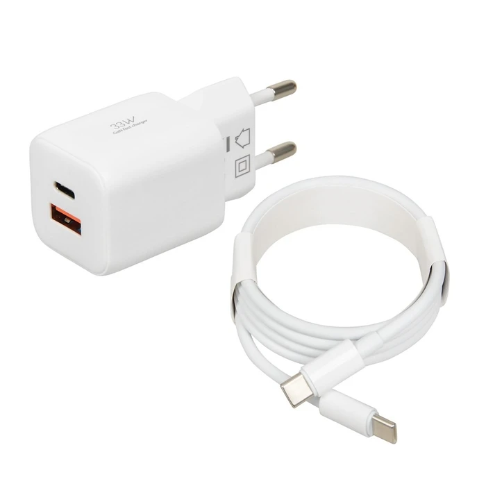 Φορτιστής Πρίζας iBox C-42 GaN PD33W White
