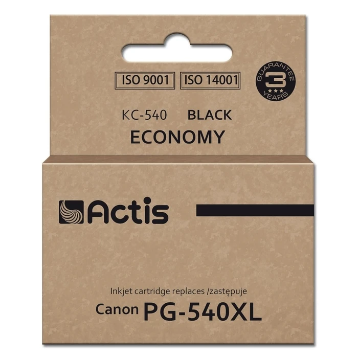 Μελάνι Συμβατό Actis KC-540 (for Canon PG-540XL; Supreme; 22 ml; Black).