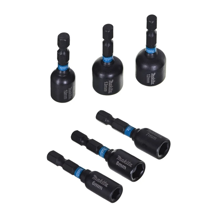 Σετ Εργαλείων Makita SOCKET SET 1/4" 50mm 6pcs. IMPACT Black