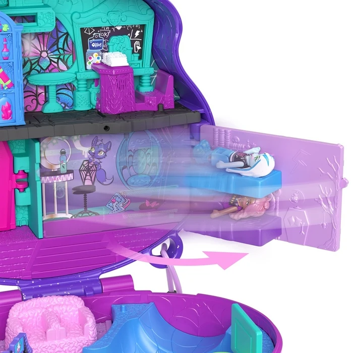 Μινιατούρα Polly Pocket Monster High with 3 Micro Dolls & 10 Accessories