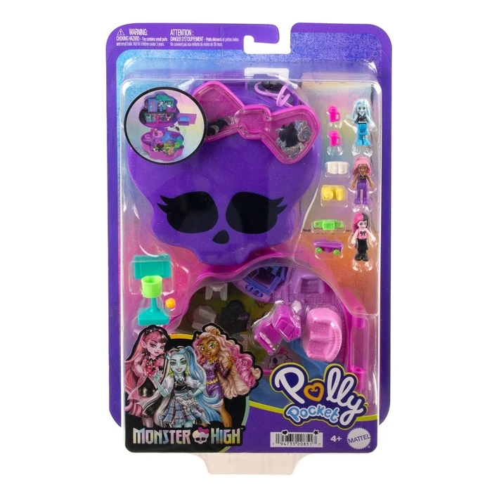Μινιατούρα Polly Pocket Monster High with 3 Micro Dolls & 10 Accessories