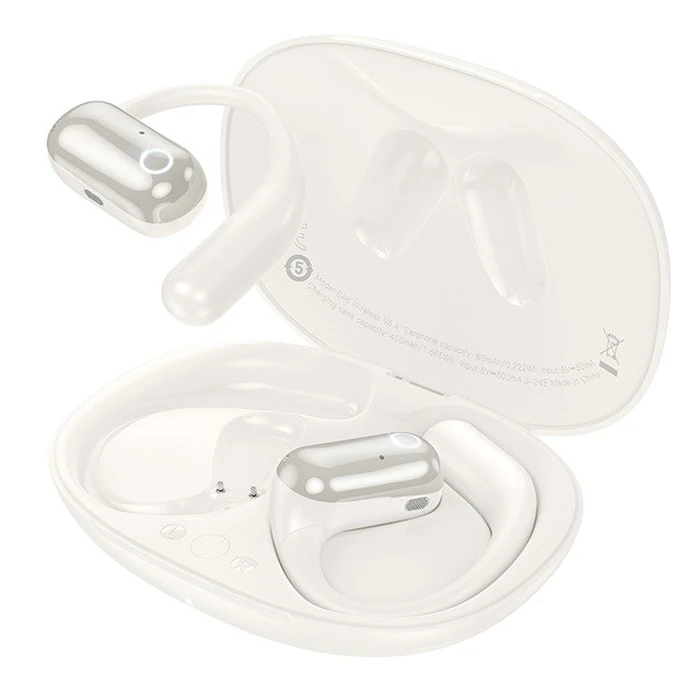 Bluetooth Handsfree Hoco EA6 Open-Ear Connectivity/Music White