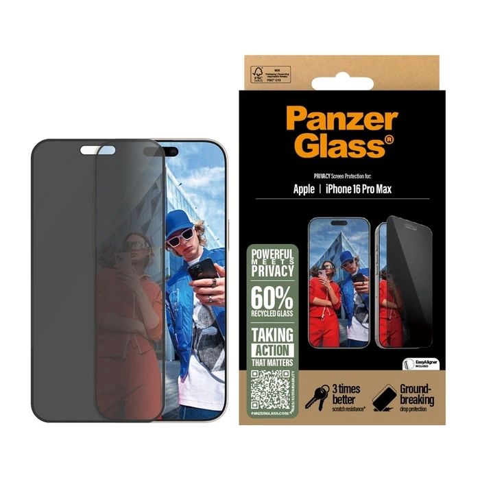 Privacy Screen PanzerGlass Privacy 16 Pro Max / Ultra-Wide Fit Clear
