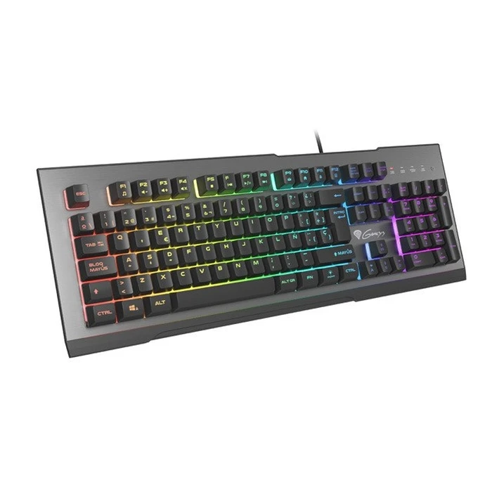Πληκτρολόγιο Genesis Rhod 500 RGB Gaming USB QWERTY Spanish Black, Grey