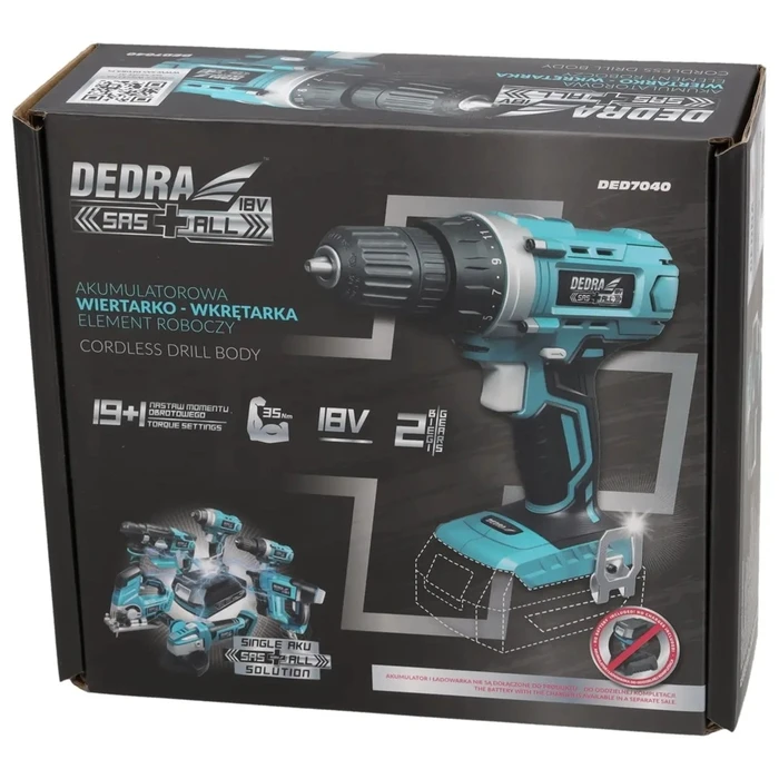 Δραπανοκατσάβιδο Dedra DED7040 power screwdriver/impact driver