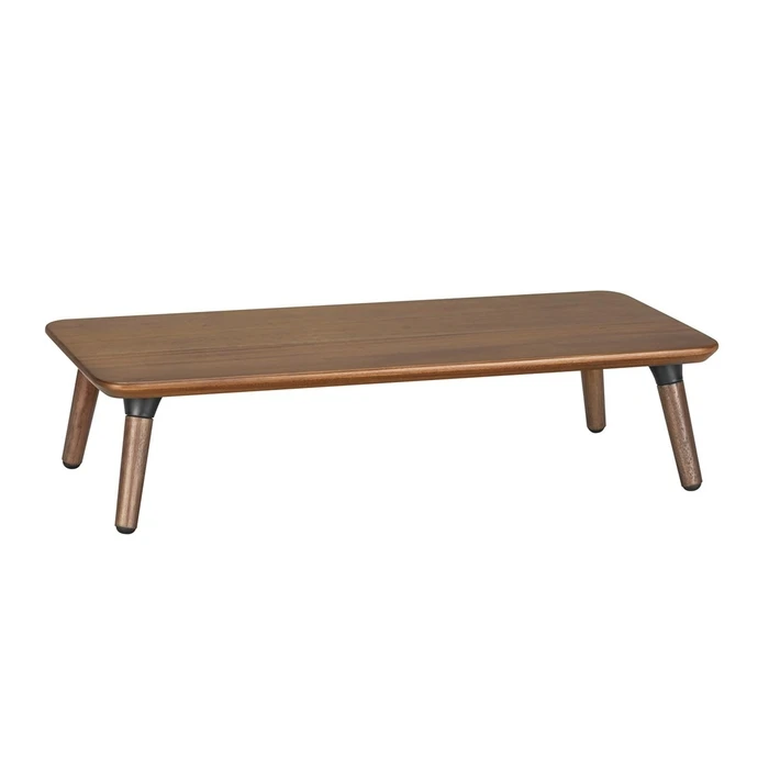 Βάση Monitor Maclean Wooden / Laptop (500x240x120mm), Black walnut, max. 20kg, MC-930