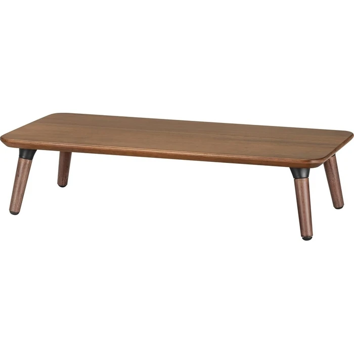 Βάση Monitor Maclean Wooden / Laptop (500x240x120mm), Black walnut, max. 20kg, MC-930