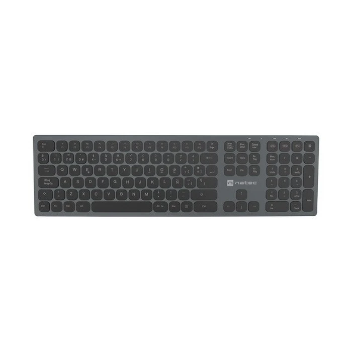 Πληκτρολόγιο Ενσύρματο Natec NKL-1830 Universal RF + QWERTY Spanish Black, Grey