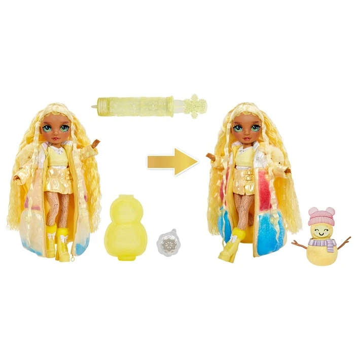 Κούκλα Rainbow High Winter Wonderland Doll- Sunny (Yellow)