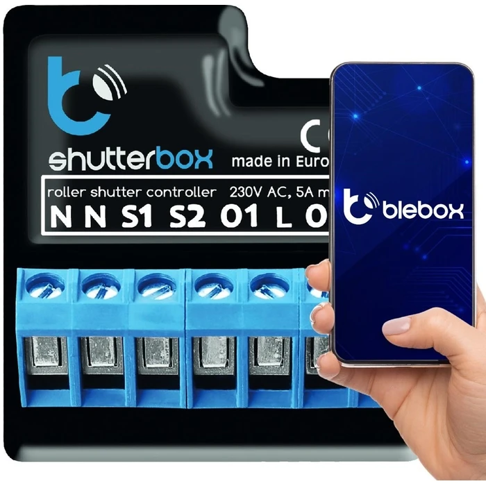 Ενδιάμεσος Διακόπτης Blebox shutterbox - controller ROLLER 230V