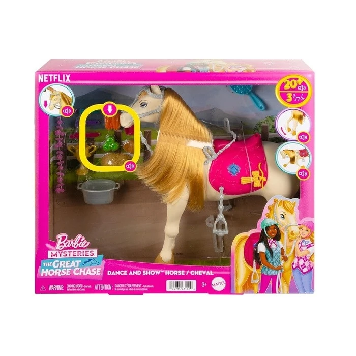 Μινιατούρα Barbie Mysteries: The Great Horse Chase Horse with Sounds, Music & Accessories
