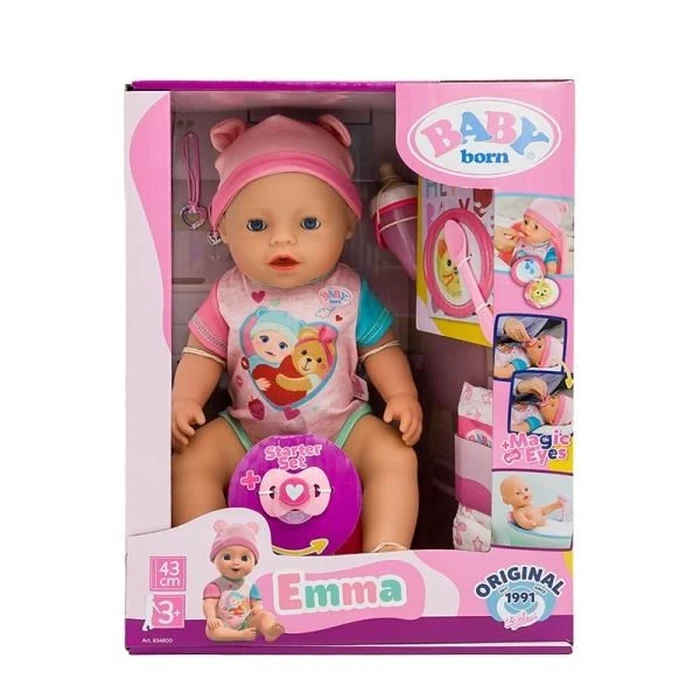 Κούκλα Baby born Emma Doll 43cm + Accessories 834800