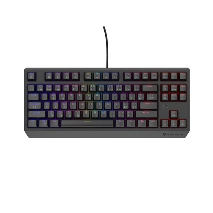 Πληκτρολόγιο Gaming Genesis THOR 230 TKL CZ/SK RGB MECHANICAL OUTEMU RED Black HOT SWAP