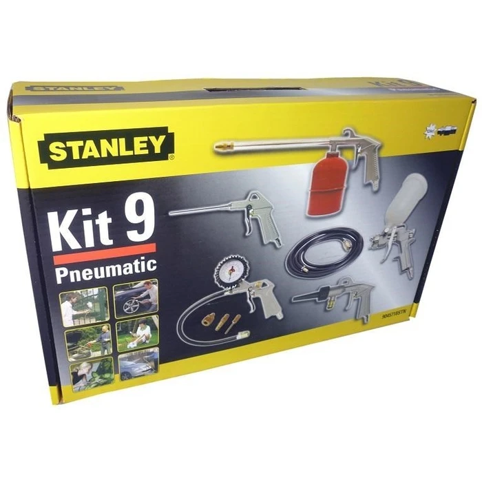 Αερόκλειδο Stanley Pneumatic TOOL SET 9 pcs.