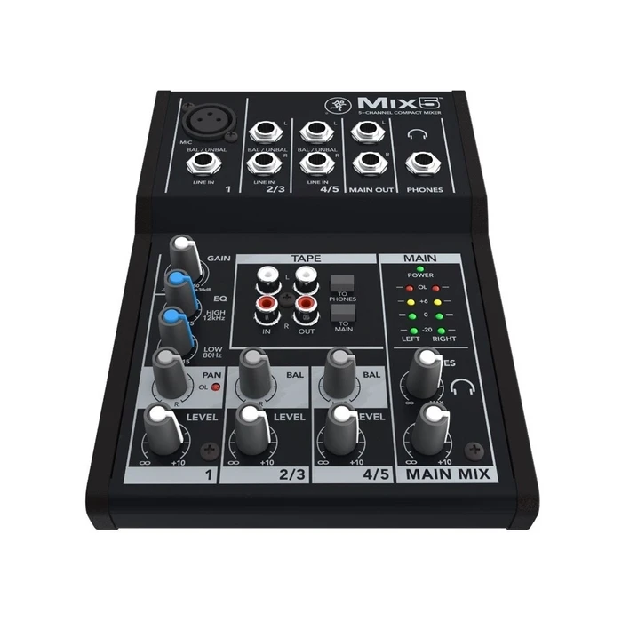 Κονσόλα Ήχου Mackie Mix5 5 channels 20 - 30000 Hz Black