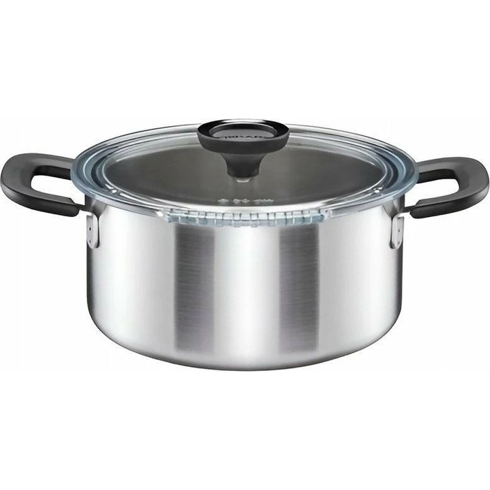 Τηγάνι Fiskars 5L pot stainless steel with a lid Functional Form