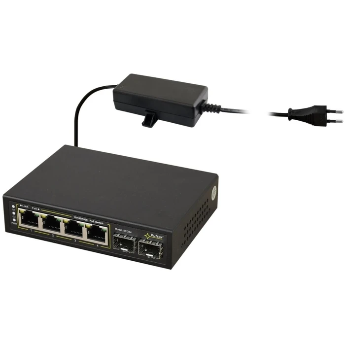 Αξεσουάρ CCTV POE 4+2SFP Pulsar SFG64