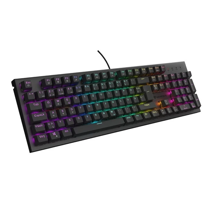 Πληκτρολόγιο Genesis Thor 303 Gaming USB QWERTZ German Black