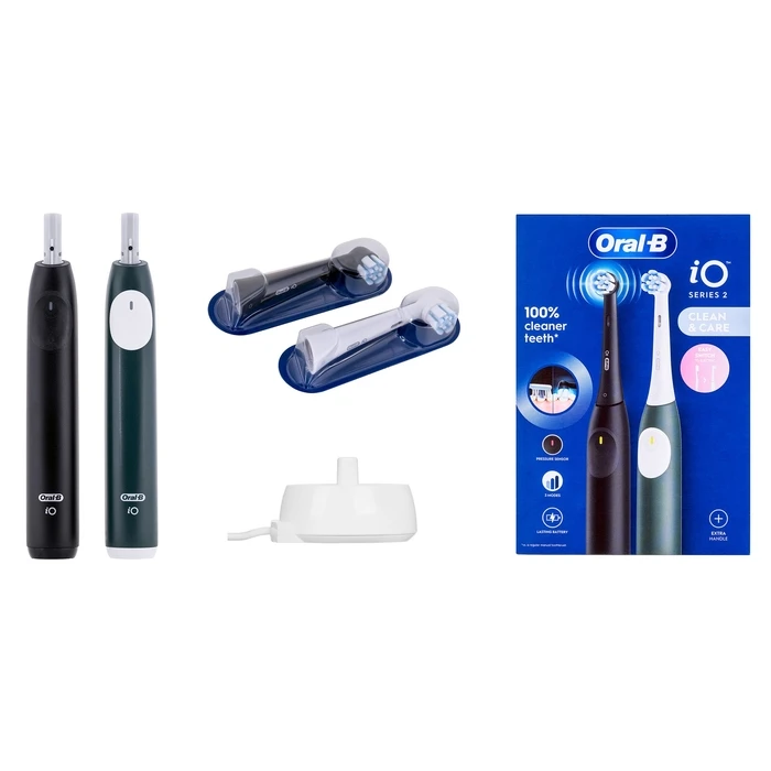 Ηλεκτρική Οδοντόβουρτσα Braun Oral-B iO Series 2 +1 Two Black, Green