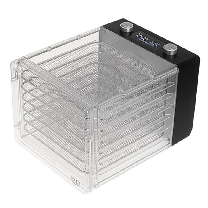 Αποξηραντής Τροφίμων Adler / AD 6660 / Power 600W / trays 6 / timer / Black