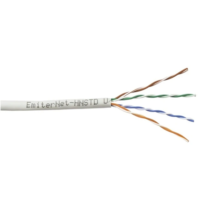 Καλώδιο Δικτύου Emiter Net UTP (U/UTP) Cat.5e 350MHz, Wire, Standard, Grey