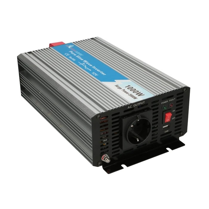 Converter Extralink OPIP-1000W / Voltage / 12V - 230W, 1000W, pure sine