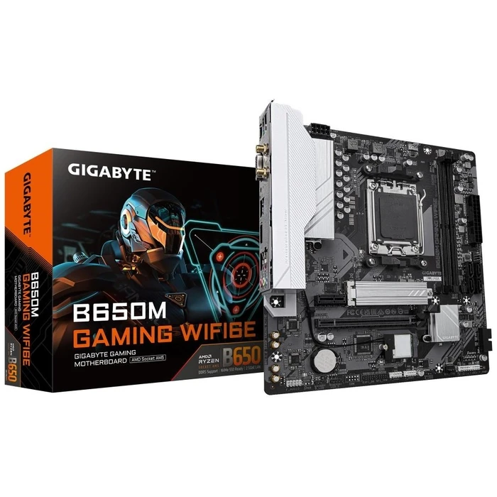Motherboard Gigabyte B650M Gaming WIFI6E - AMD Ryzen 9000 5+2+2 Phases VRM