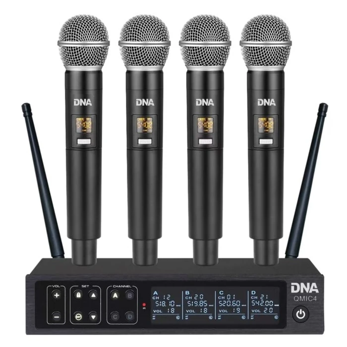 Μικρόφωνο DNA QMIC4 Wireless with 4 handheld transmitters