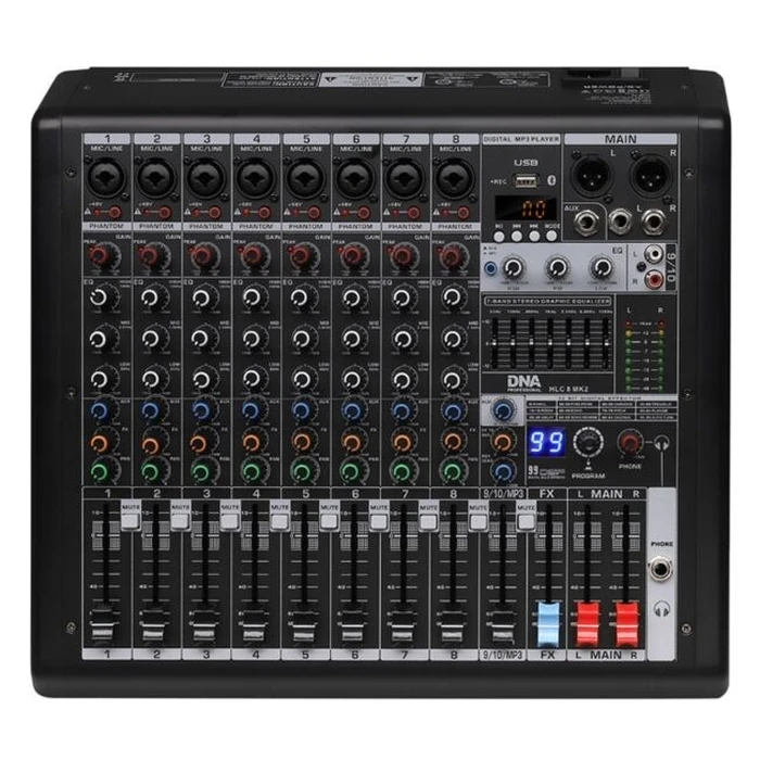 Κονσόλα Ήχου DNA HLC 8 MK2 Analog Sound Mixer 8 Channels U