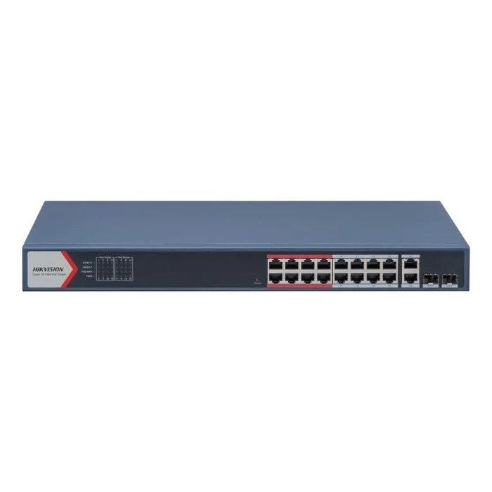 Network Switch Hikvision DS-3E1318P-EI(B) Managed Fast (10/100) (PoE) Blue