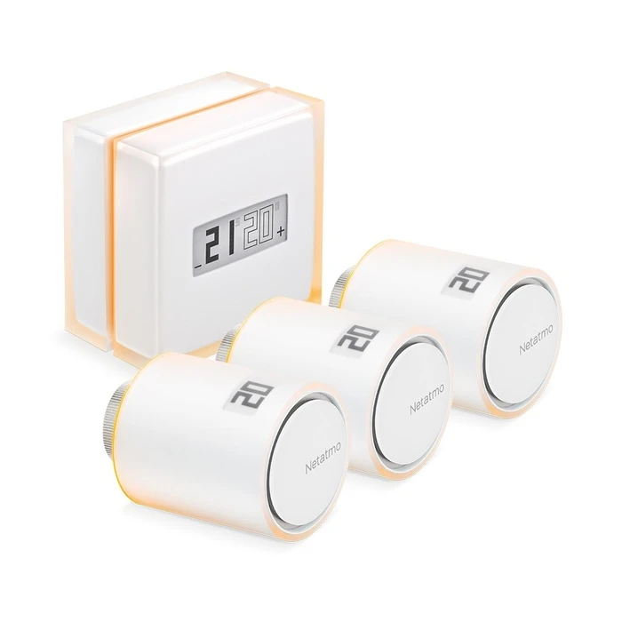 Θερμοστατική Κεφαλή Netatmo Pack: Smart + 3 Additional Smart Radiator Valves