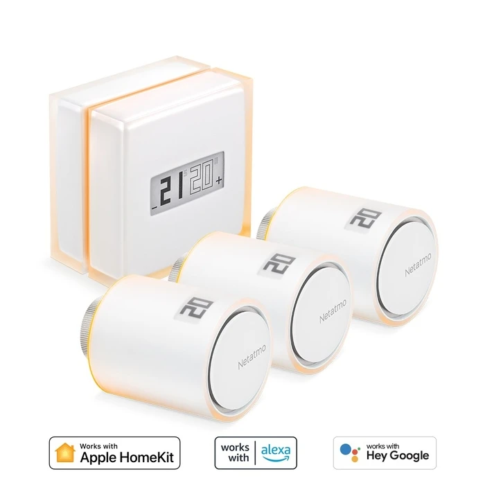Θερμοστατική Κεφαλή Netatmo Pack: Smart + 3 Additional Smart Radiator Valves