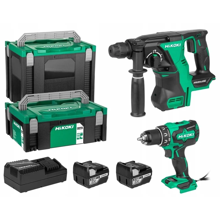 Σετ Εργαλείων HiKOKI Battery kit 18V DS18DBS+DH18DBL with 2x5Ah batteries