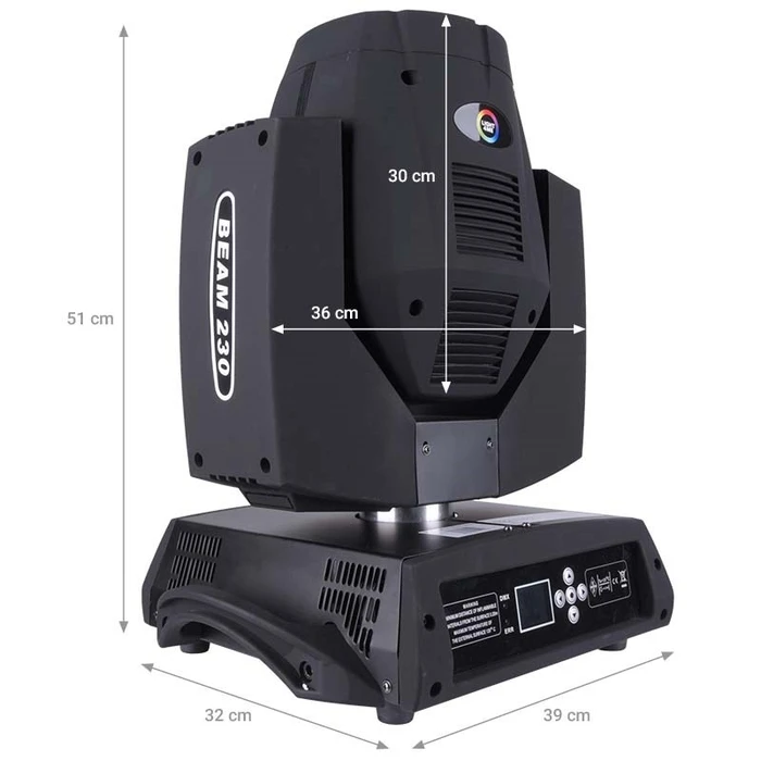 Φωτορυθμικά Light4me 7R BEAM 230W Moving Head Lighting