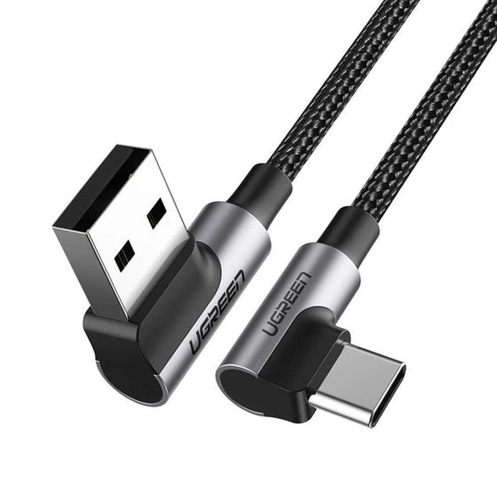 Καλώδιο USB Ugreen 20856 USB 2.0 USB A USB C Black, Silver