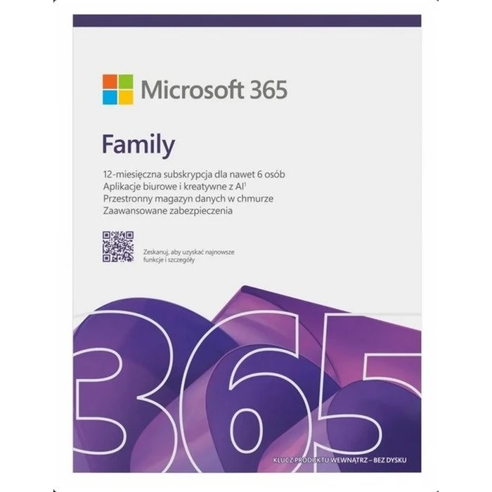 Εφαρμογή Microsoft 365 Family (6 users; 12 months) (EP2-32382)