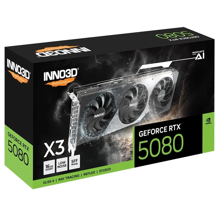 Κάρτα Γραφικών Inno3D GeForce RTX 5080 X3 Nvidia 16GB GDDR7