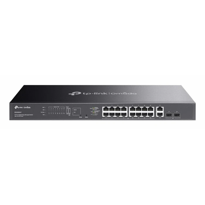 Network Switch TP-Link Omada ES220GMP Managed L2 Gigabit (10/100/1000) (PoE) Black