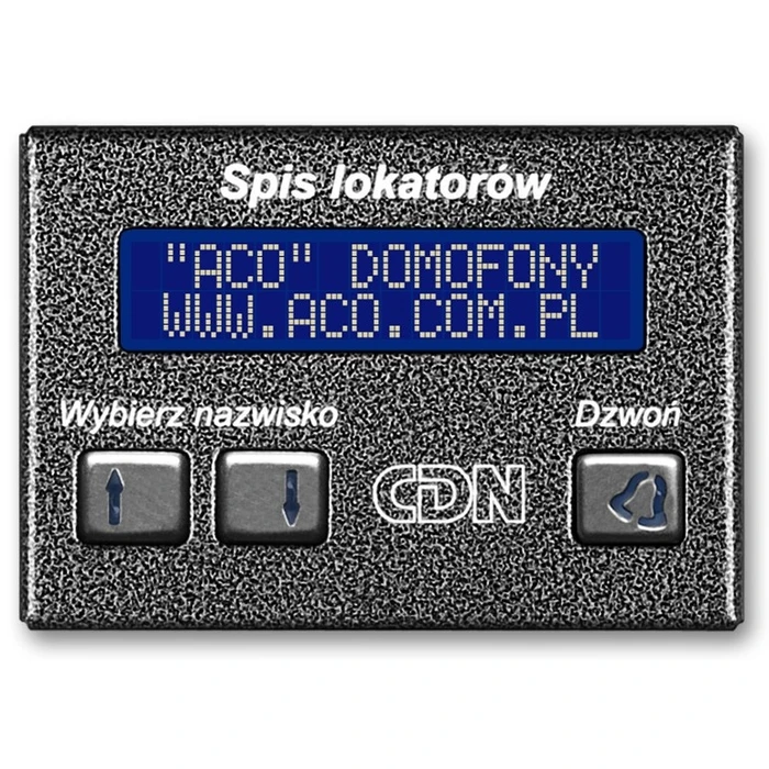 Θυροτηλεφώνο ACO CDN-230E GR Electronic Tenant Inventory Graphite