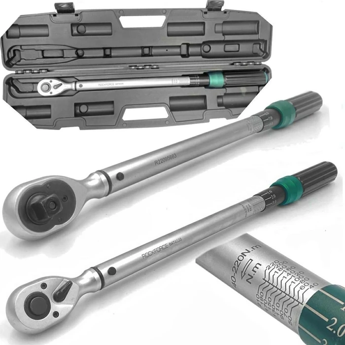 Δυναμόκλειδο Rockforce DYN. 1/2" 40-220Nm PREMIUM