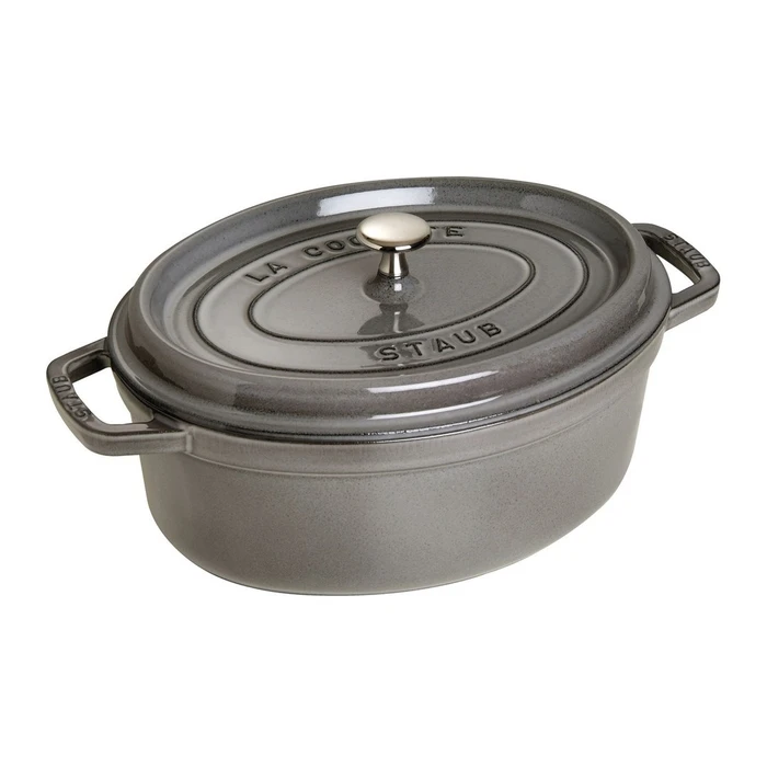 Κατσαρόλα Staub Oval Cast Iron Pot 3.2l Graphite