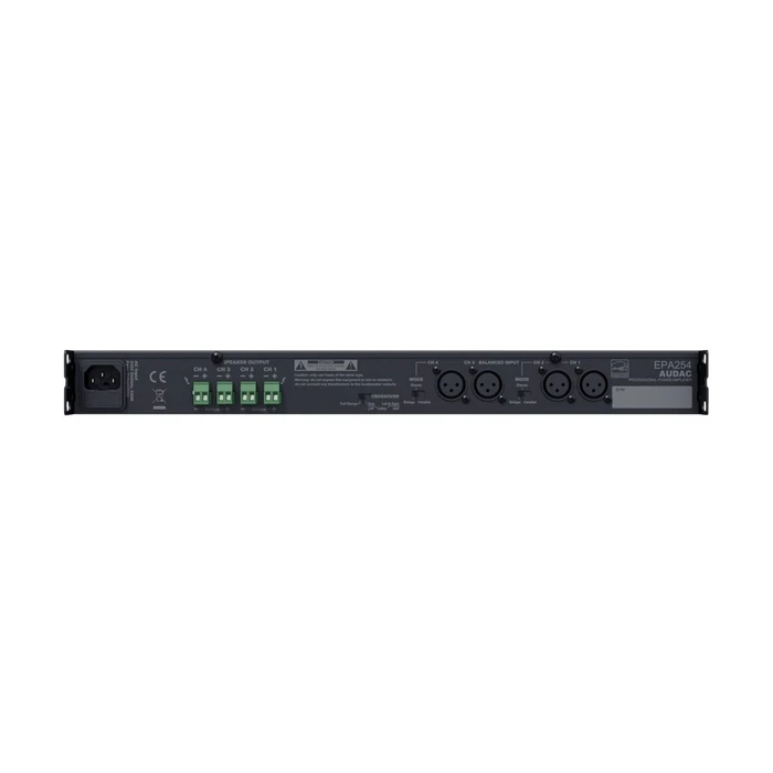 Ενισχυτής Audac EPA254 audio 4.0 channels Black