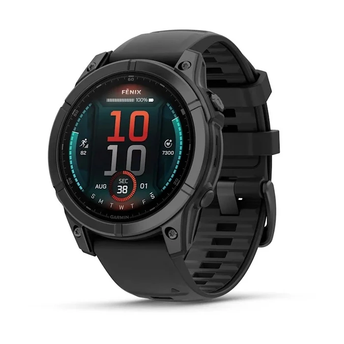 Smartwatch Garmin Fenix E (1.3") AMOLED 47mm 416 x 416 Black Wi-Fi GPS
