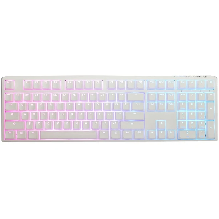 Πληκτρολόγιο Gaming Ducky One 3 RGB USB QWERTY US English White