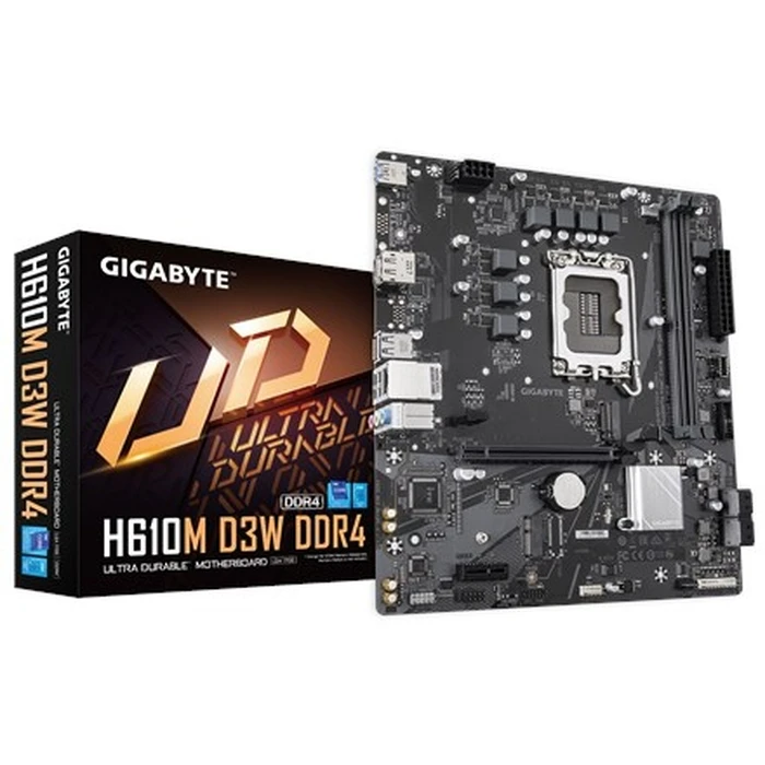 Motherboard Gigabyte H610M D3W DDR4 - 14th Gen. Intel Core CPUs, 5+1+1 VRM