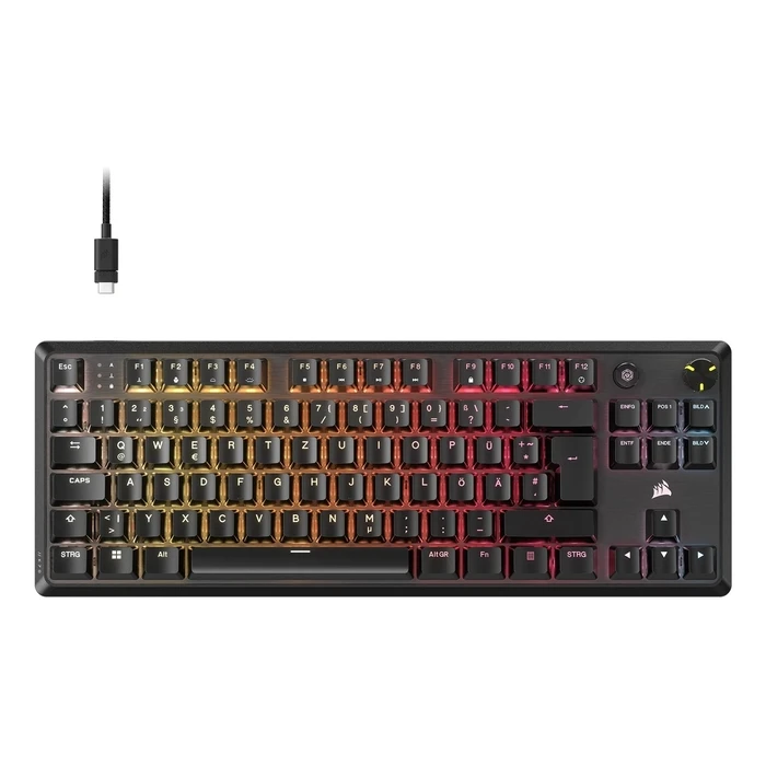 Πληκτρολόγιο Gaming Corsair K70 CORE TKL USB QWERTZ German Black