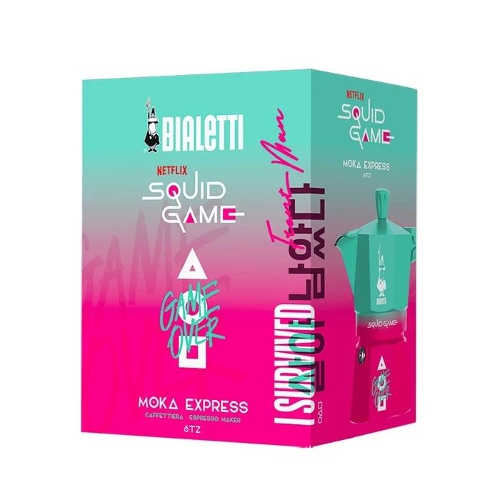 Μπρίκι Espresso Bialetti - Express Squid Game Throwing knives, 6 pieces, Black